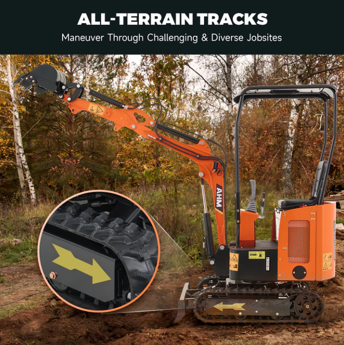 Operating Your Mini Excavator on Slopes and Uneven Terrain